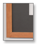 Pecan Frame Dark Gray Matt